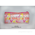 Frosted EVA Cylinder Wash Bag with Long Zipper
